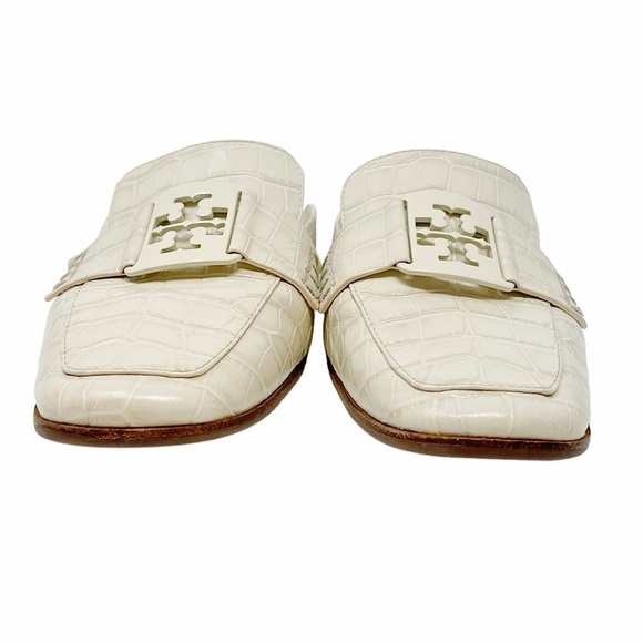 Tory Burch Georgia Loafer Mule Soft Croc Emboss - Picture 3 of 14